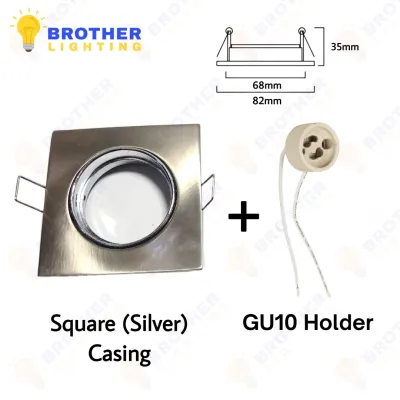 [SIRIM] LED Eyeball Light GU10 MR16 Spotlight Bulb Ceiling Lighting Spot Eye Ball Black White Casing Type Lampu Siling