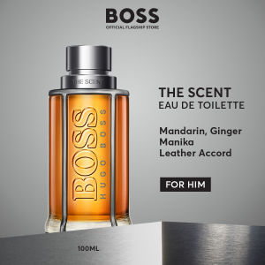 BOSS The Scent for Him Eau de Toilette 100ml - Ginger Maninka Fruit Leather Accords - Oriental Woody EDT Perfume | by HUGO BOSS Fragrances