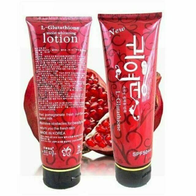 KOREA L- Glutathione Red Pomegranate Moist Whitening Lotion - JAMIN ORI |  Lazada