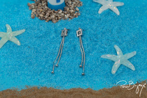 Beach Party EarringsRhodium/Gold PlatedLead Free & Nickel FreeTitanium Post