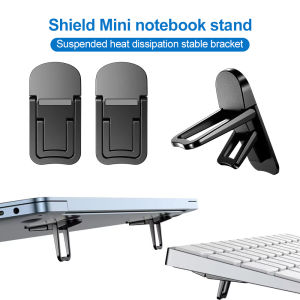 COD แล็ปท็อปยืน2ชิ้นมินิพับคอมพิวเตอร์พกพา ไรเซอร์ 2ปรับมุมโน๊ตบุ๊คยืนแป้นพิมพ์ยกสําหรับโต๊ะแล็ปท็อป Riser Bracket สําหรับโน้ตบุ๊คขาตั้ง Cooling Holder ศน