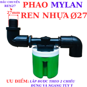 Phao Cơ Thông Minh MYLAN Hàng Bền Chất Lượng Tự Động Xả Ngắt Nước Chống Tràn Cho Bồn Bể Nước Máng Uống Tự Động Chăn Nuôi.