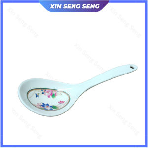 Melamine Rice Ladle/Soup Ladle with Flowers Pattern