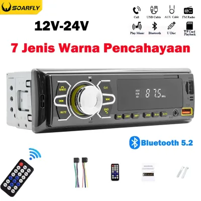 SOARFLY Tape Audio Mobil Bluetooth Version Multifungsi Bluetooth USB MP3 FM Radio Tape Audio Radio Mobil COD