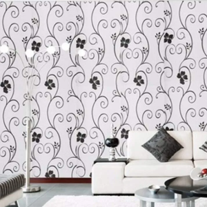 PROMO!! Wallpaper Stiker Dinding Motif Dan Karakter Premium Quality Size 45CM X 8 Meter - Mawar Hitam CY1124/GH066