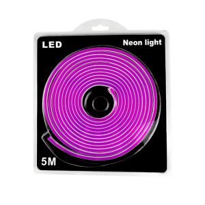 (มี10สีให้เลือก) ไฟเส้นไฟแถบ Led Neon flex DC12V 5เมตร ไฟตกแต่งภายในและนอก ไฟบ้าน ไฟรถ