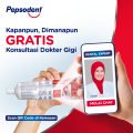 Pepsodent Pasta Gigi Pencegah Gigi Berlubang 225gr Valuepack x2. 