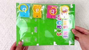 【 Ready Stock】Spelling Card English Spelling Flipbook for Kids Games for kids Spelling Card for preschool young learner
