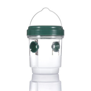 Green Solar Flies Fruit Fly Trap Rainproof Bee Trap Fruit Fly Trap Gardens Pest Control Tool