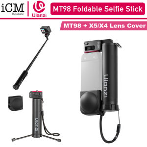 Ulanzi MT98 Action Camera Foldable Flip Tripod Selfie Stick for Insta360 X4/X5