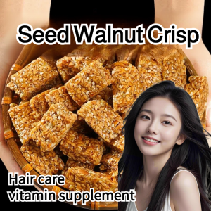 Fig black sesame and walnut biscuits Healthy snacks Hair care biscuits High-fiber satiety meal replacement Iron and blood supplement Nutritious biscuits Suitable for children and the elderly