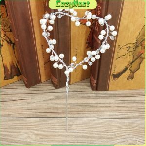 C.N. Pearl Crown Cake Topper Decor Birthday Fairy Stick Party Wedding Anniversary Crown Decoration