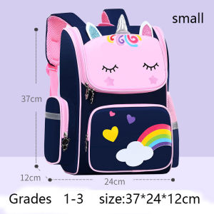 Kid Backpack for Girl Unicorn Children Bookbag Rainbow Eyes School Bag Teen Girl Backpack for Traveling Waterproof Mochilas