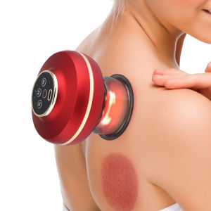 แอบอ้าง เครื่องนวดดูดสูญญากาศอัจฉริยะ เครื่องทำความร้อนสั่นสะเทือนร่างกายการขุดขุดขุดหาเมริเดียนดีท็อกซ์ 3 ความเร็วหลังเอวการบำบัดคอขูดเครื่องเผาผลาญไขมัน