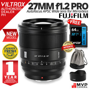[BETTER DEAL] VILTROX 27mm AF f1.2 PRO XF Autofocus Prime Fuji Fujifilm X-mount MVP CAMERA
