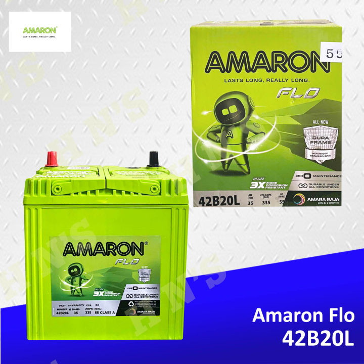 Amaron Hi Life 42b20l Ns40 Maintenance Free Car Battery 21 Months