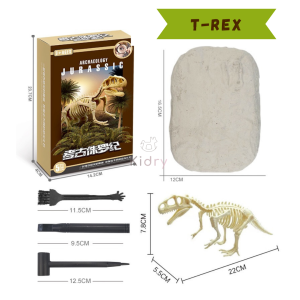 Dinosaur Fossil Digging Kit Children Science Excavation Tool Archeology Bone Skeleton Educational Toy STEM Kids Gift