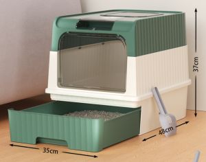 ❤️ห้องน้ำแมว2สี กระบะแมว กระบะทราย ห้องน้ำดับกลิ่น ห้องน้ำ2สี❤️