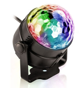 Đèn Led Xoay 7 Màu Vũ Trường Nháy Chớp Theo Nhạc Xoay 360 Độ Hai Đầu - Đèn Trang Trí Cảm Biến Nhạc 2 Đầu - Đèn bay phòng trang trí sân khấu quán cafe nhà hàng chill các buổi tiệc vui cùng gia đình bạn bè