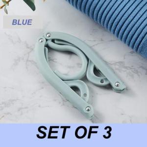 FOLDABLE TRAVEL HANGER (SET OF 3 5 OR 7 PCS) – ERGONOMIC DESIGN / COMPACT / ANTI-SLIP / ONE SIZE FITS ALL