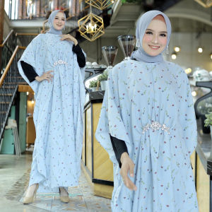 MYREDO - Kaftan Wanita Muslim Bahan Crinkle Kekinian NO INNER Andira