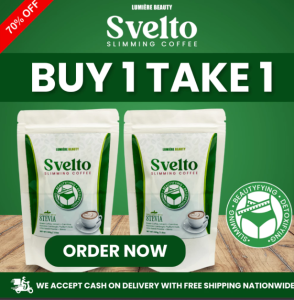 Svelto Pampapayat Coffee B1T1 Fat Burn Detox Diet Natural Organic Glow White Anti Aging Diabetes