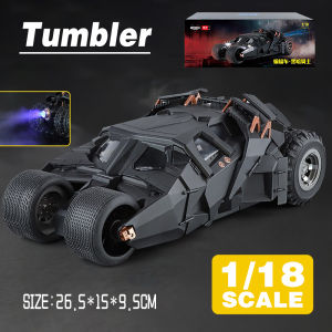 LEO 1:18 Batmobile The Tumbler Spray Version Diecast Model Car Alloy Cars Toys Collection Gift For Kids Boy Girl
