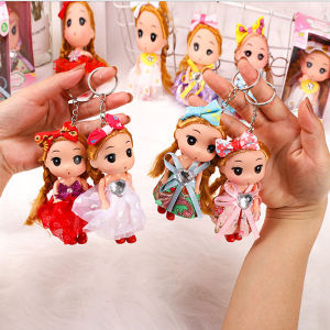Gantungan Kunci Boneka Princess Girl Lucu Doll Keychain 1122-139