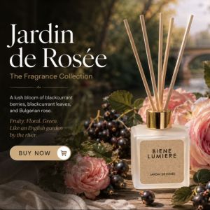 Biene Lumiere Jardin de Rosèe Reed Diffuser Home Fragrance 50ml (fragrance collection)