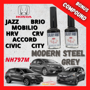 Cat Mobil Oles Honda Modern Steel Grey Gray Goresan Baret Lecet Bodi Body Mudah Murah