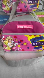 Tuppy Barbie BFF sling bag 2in1 (zipper bunga es)