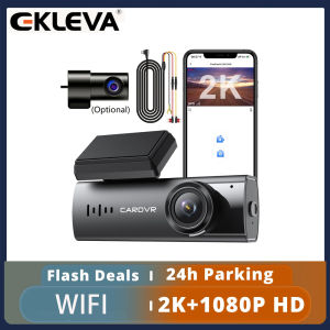 EKLEVA 2K Car DVR Video Recorder WIFI Smart DVR Dash Camera Rear View Video Recorder 1080P HD WDR G-sensor Night Vision Dash Cam