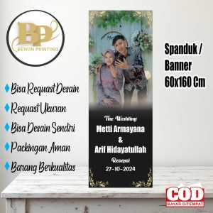 Spanduk banner 60x160 Cm The Wedding  Bisa Request Desain.jpg