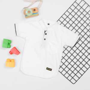 kaos koko anak / kaos muslim anak / kaos kurta anak / kaos anak kerah ciang i umur 2 sampai 7 tahun