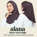 INNER NECK DAGU ALANA COTTON VISCOSE ANTI TAMBAM ANTI PEKEK HIJAB. 
