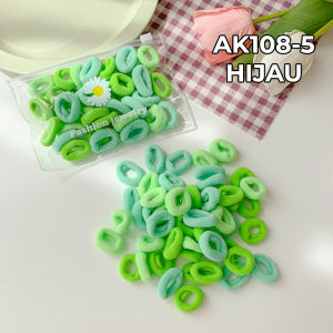 Ikat Rambut Korea Anak Perempuan Kunciran Rambut Polos 1 Set 50 Pcs Aksesoris Karet Rambut Lucu AK108 ZIORRA