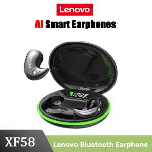Lenovo XF58 Tai Nghe Bluetooth  Màn Hình LED Tai Nghe Không Dây Tích Hợp Mic Tai Nghe Nhét Trong Tai Khử Tiếng Ồn