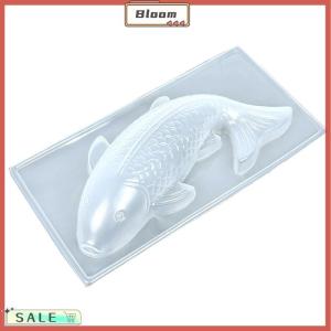 Follow Get New[Bloom Z] แม่พิมพ์ปลา3D แม่พิมพ์พลาสติกรูปปลาคราฟท์เค้กวุ้นช็อกโกแลตทำมือสบู่ทำมือแม่พิมพ์อบ