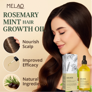 Minyak Perbaikan Kerusakan Rambut Rosemary Minyak Rambut Botani Alami Murni Menutrisi dan Menghaluskan Rambut