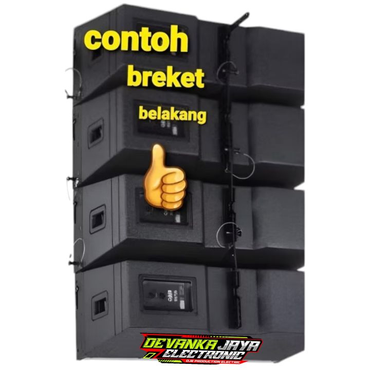 Bracket 3 WAY 10 inch Line Array Alumunium / Breket 3in1 10 inch ...