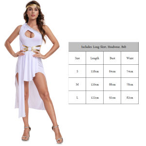 Greek Goddess Dress For Women Athena Ancient Egyptian Pharaoh Cosplay Costumes Medieval Court Queens Long Dress Halloween Fancy Costumes