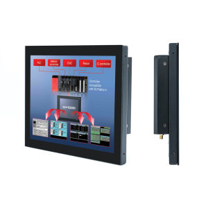 【Free Shipping】TouchWo Customized original 12.1 Inch Embedded touch screen industrial pc Open Frame Mointor control display