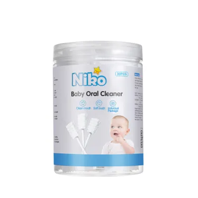 NIKO Baby Oral Cleaner 30pcs Medical Cotton Swab Gauze Disposable Infant Toothbrush FDA Approved