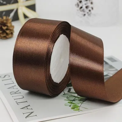 EZ MALL-DIY Satin Ribbon Wholesale Gift Packing Christmas decorationRibbons roll fabric cake packaging