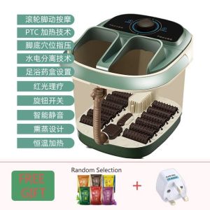 【Ready Stock】Foot massage tub heating foot tub electric constant temperature fumigation fully automatic foot baths 足浴盆 自动 按摩 泡脚桶 泡脚 足浴盆 泡脚盆 足浴 排毒 凯美帝