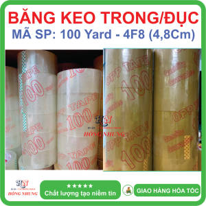 [SALE HỎA TỐC] COMBO 6 Cuộn Băng Keo Trong/đục 200/120/100 Yard Hàng dễ vỡ Siêu Dính Chịu Nhiệt