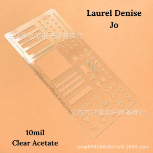 Templates for Planning Calenda Handmade Flexible Record TemplateStencils Drafting Tools Reusable Templates Planner Stencils for Journaling Checklists Boxes Lines & Daily Planning