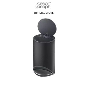 Joseph Joseph Arc™ 10L Easy-push Matt Black Pedal Bin JJ0135