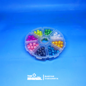 Manik Set Lingkaran 8 Sekat Pasir Payet Lampion Isi