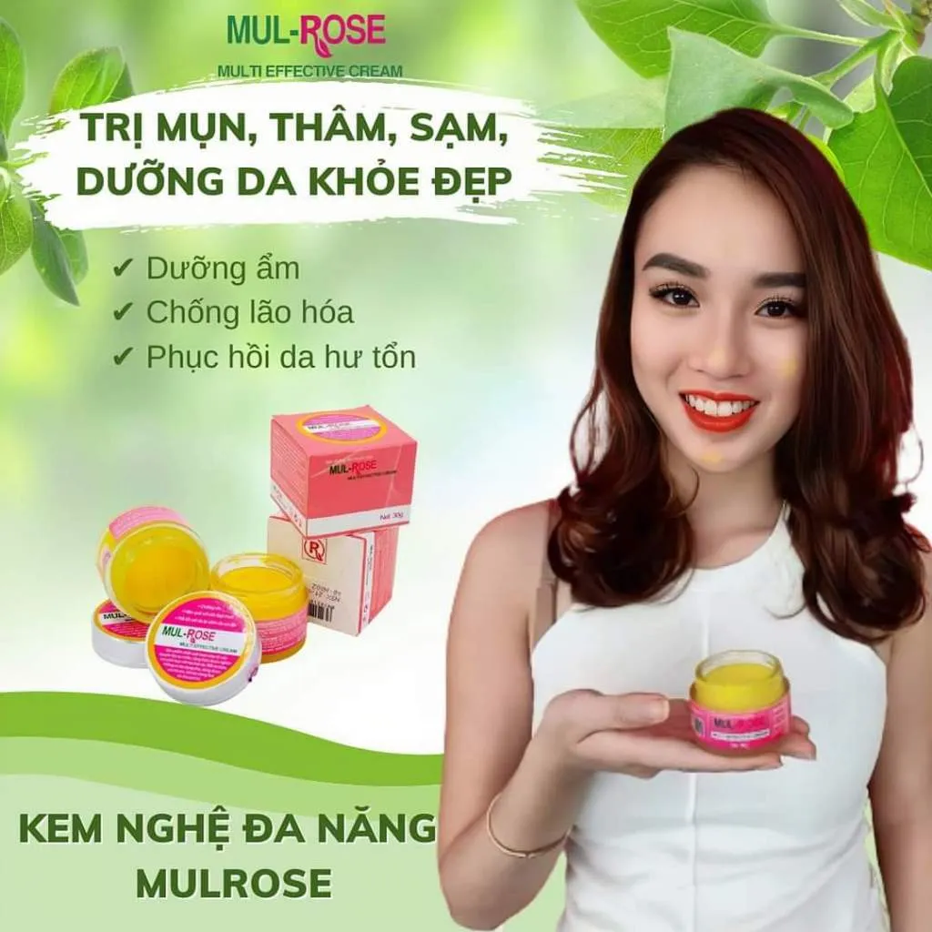 Kem đa năng Mulrose 30g Dưỡng da, giảm mụn, mờ thâm, se khít lỗ chân lông, chàm sữa, hăm, bị bỏng, vết thương hở [CLONE]:5887